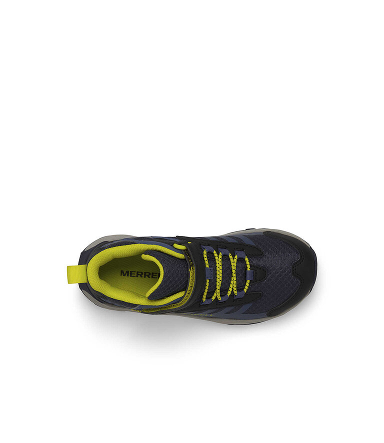 MERRELL Moab Speed Mid 2 A/C Waterproof  Navy / High Vis