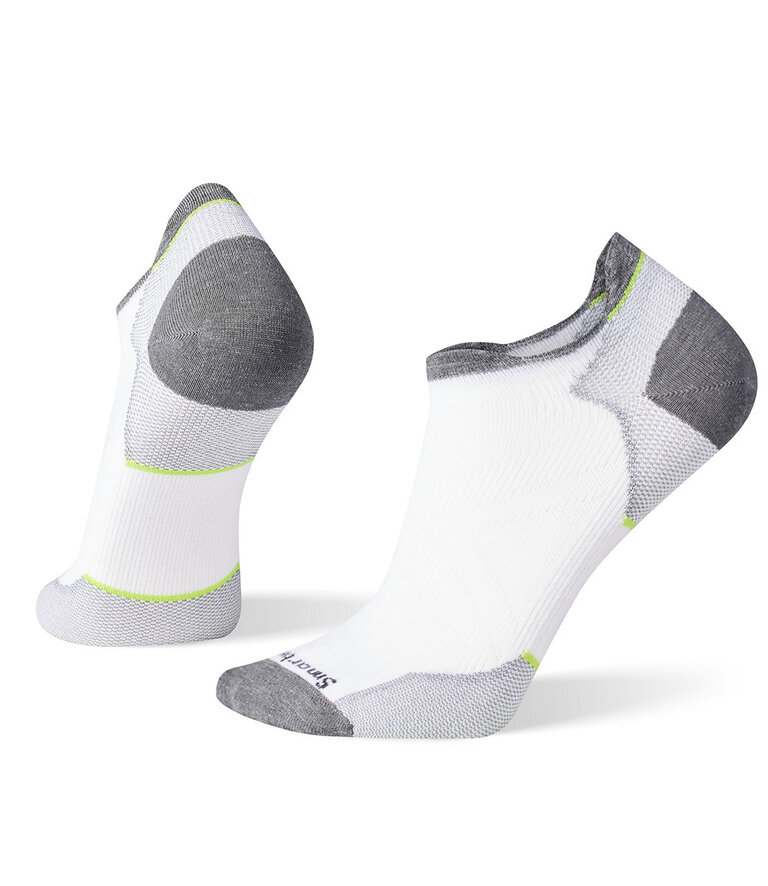 SMARTWOOL Socquette basse de course à pied coussin zéro Blanc
