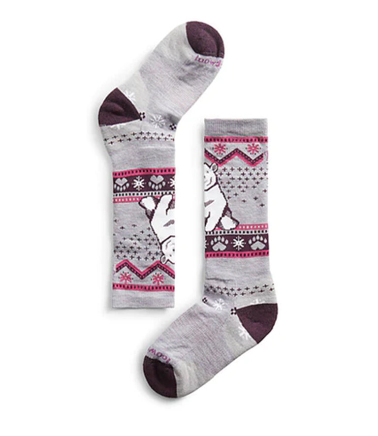 SMARTWOOL Wintersport coussin complet Ours Polaire Mauve Éclipse