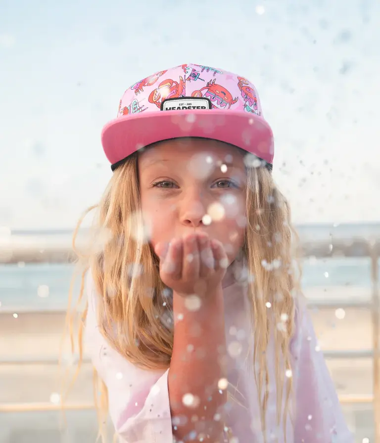HEADSTER KIDS Casquette  Crabcake Snapback  Guimauve rose