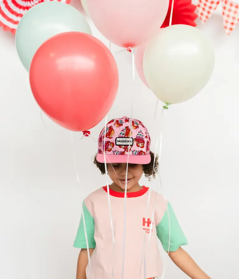 HEADSTER KIDS Casquette  Crabcake Snapback  Guimauve rose