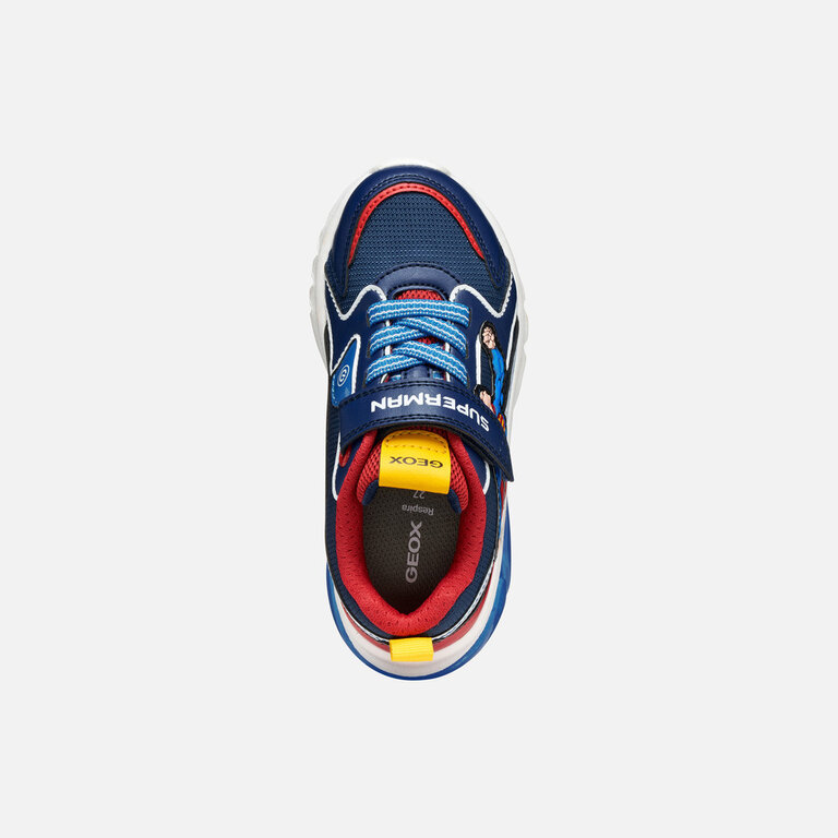 GEOX Ciberdron junior Superman Bleu /Rouge