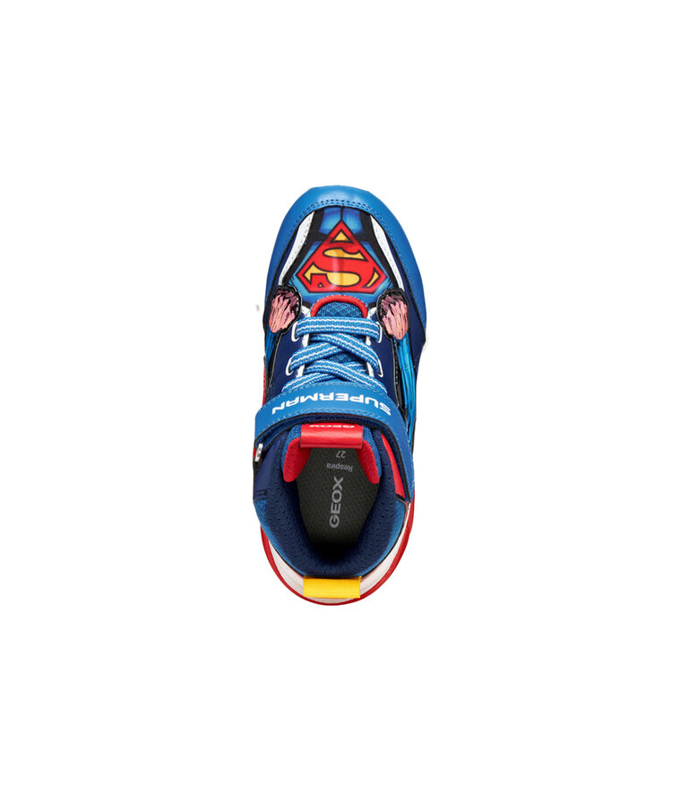 GEOX Ciberdron junior Superman Bleu /Rouge