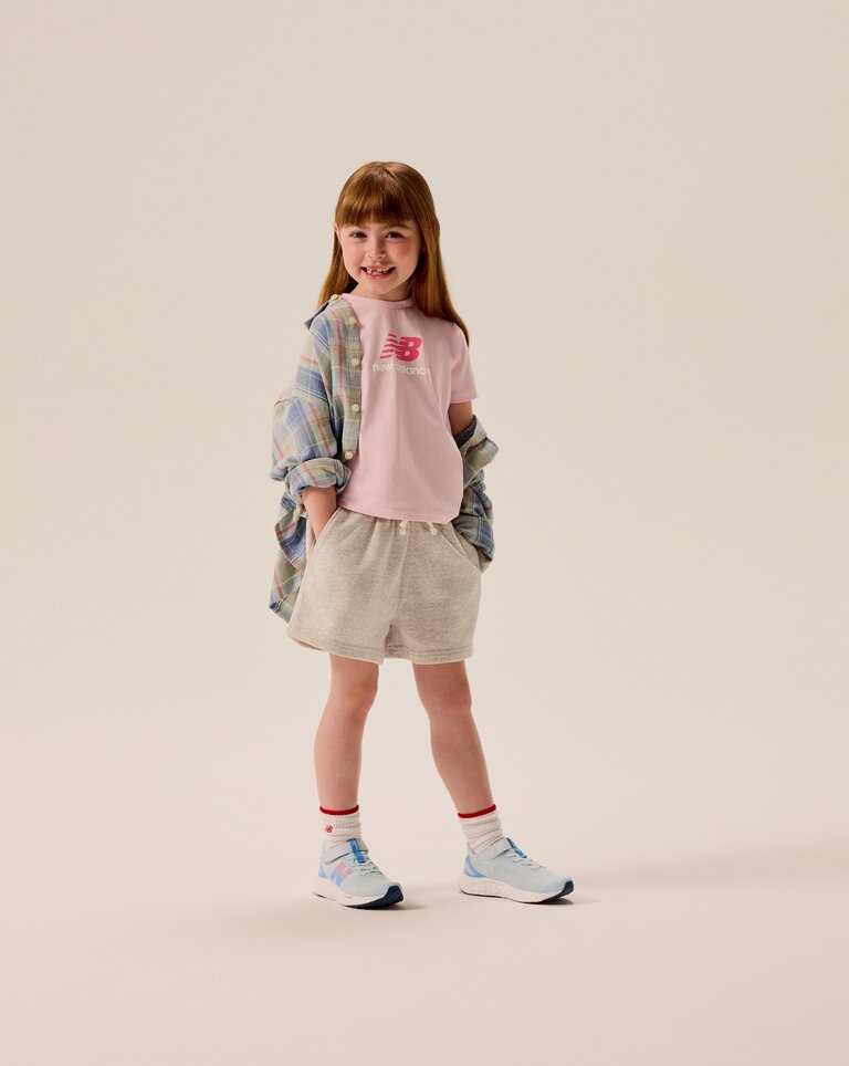 NEW BALANCE Kid's -Fresh Foam ARISHI v4 Frosted Glass / Carolina blue / Pink Taffy