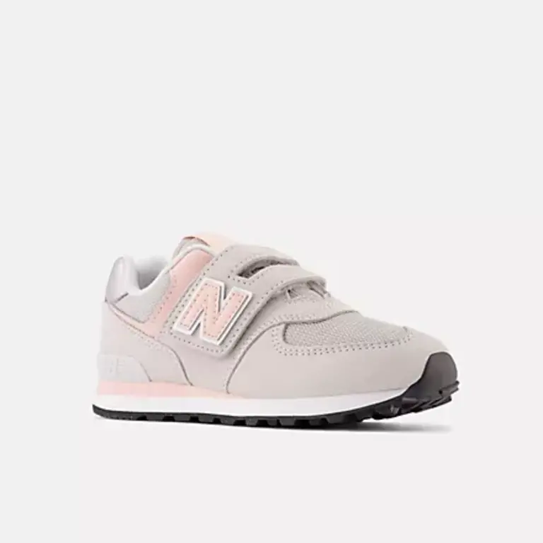NEW BALANCE Enfants- 574 Core Gris / Rose