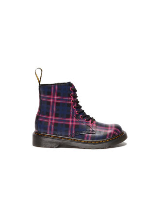 DR. MARTENS 1460 Pascal Tartan Black Multi