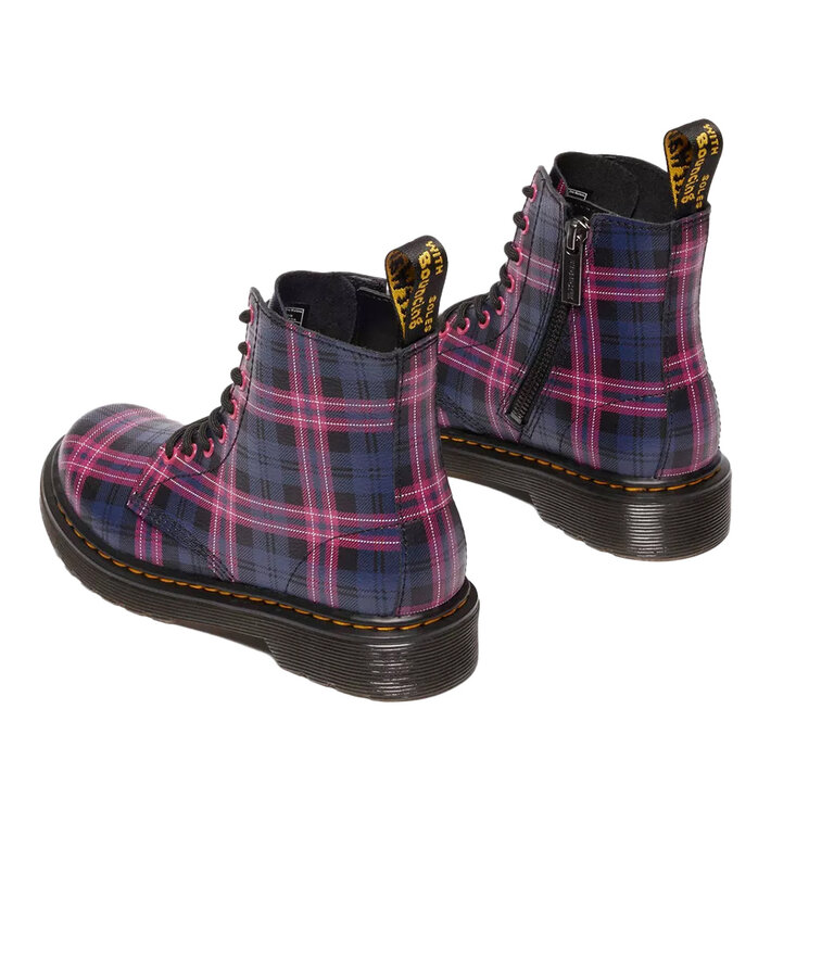 DR. MARTENS Kid's - 1460 Pascal Tartan Black Multi