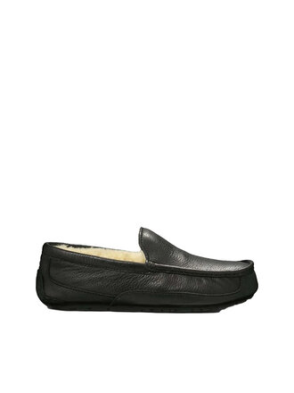 UGG Men's Ascot Leather Slipper Black