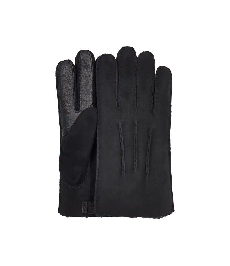 UGG  Men's Contrast Sheepskin Tech Glove Black