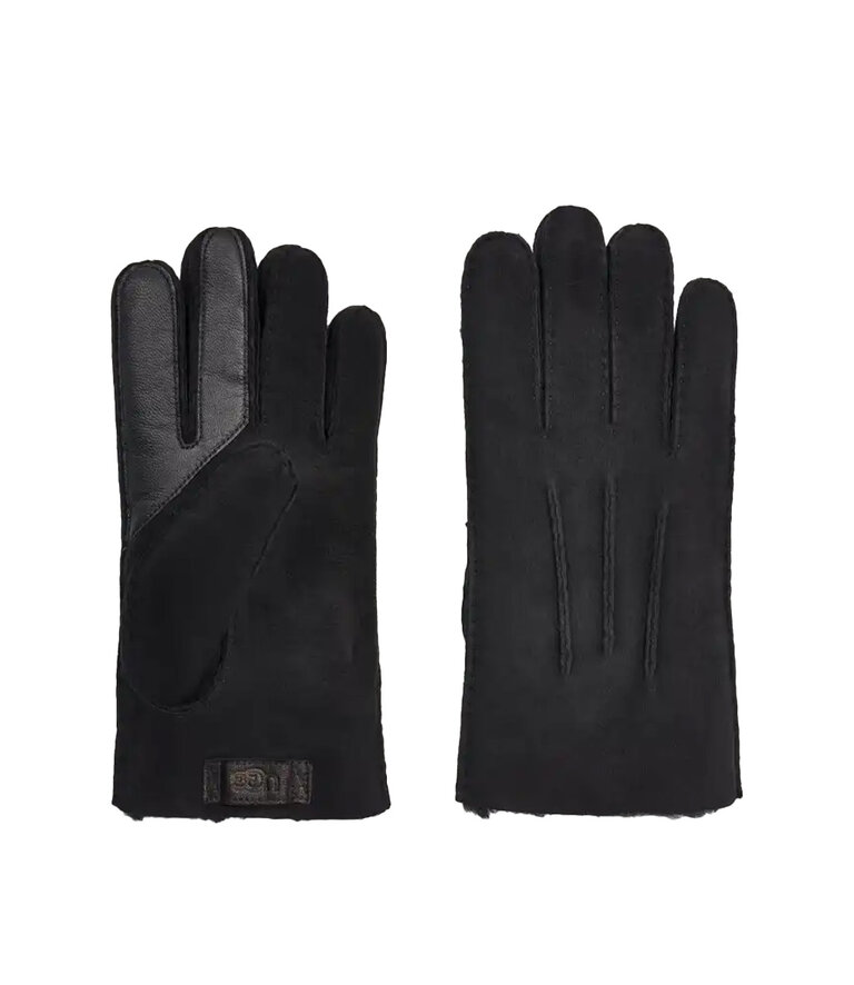 UGG  Men's Contrast Sheepskin Tech Glove Black