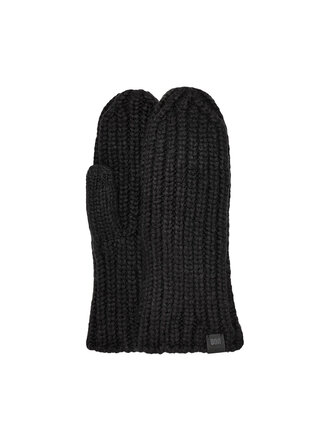UGG Femmes – Mitaine en grosse maille côtelée Noir UGG Femmes – Mitaine en grosse maille côtelée Noir