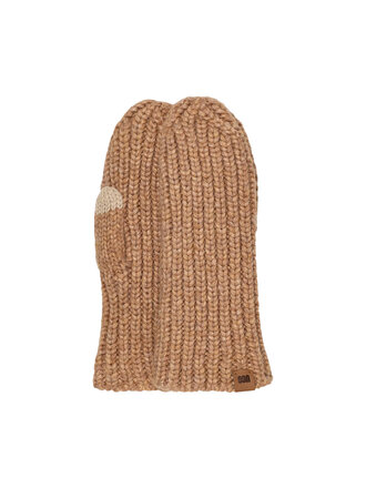 UGG Femmes – Mitaine en grosse maille côtelée Camel UGG Femmes – Mitaine en grosse maille côtelée Camel