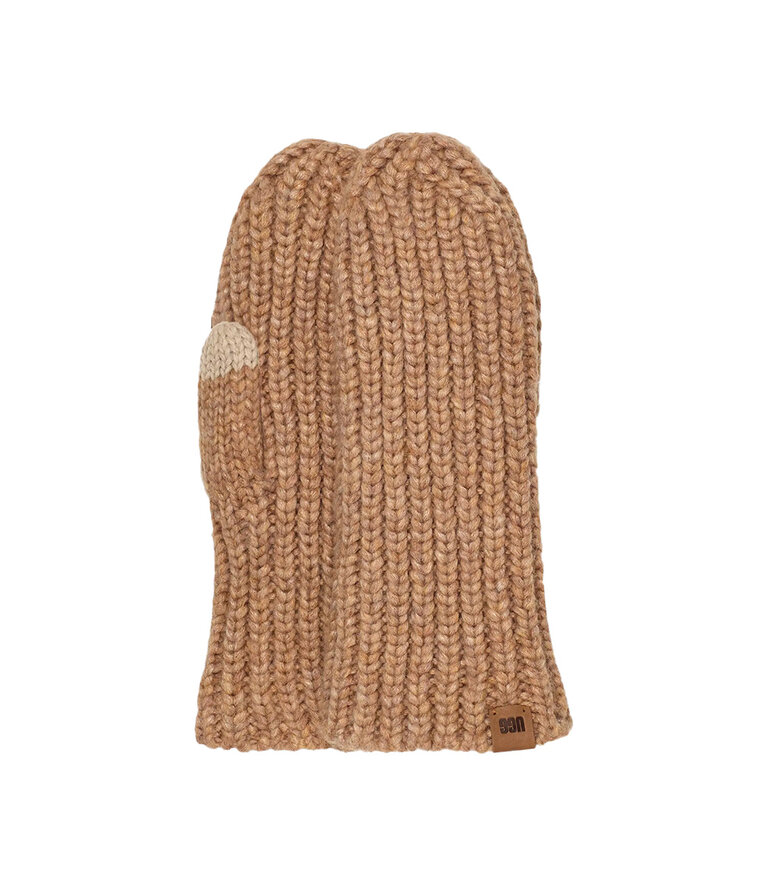 UGG Femmes – Mitaine en grosse maille côtelée Camel