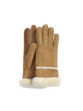 UGG Women's Sheepskin Seamed Glove Chesnut