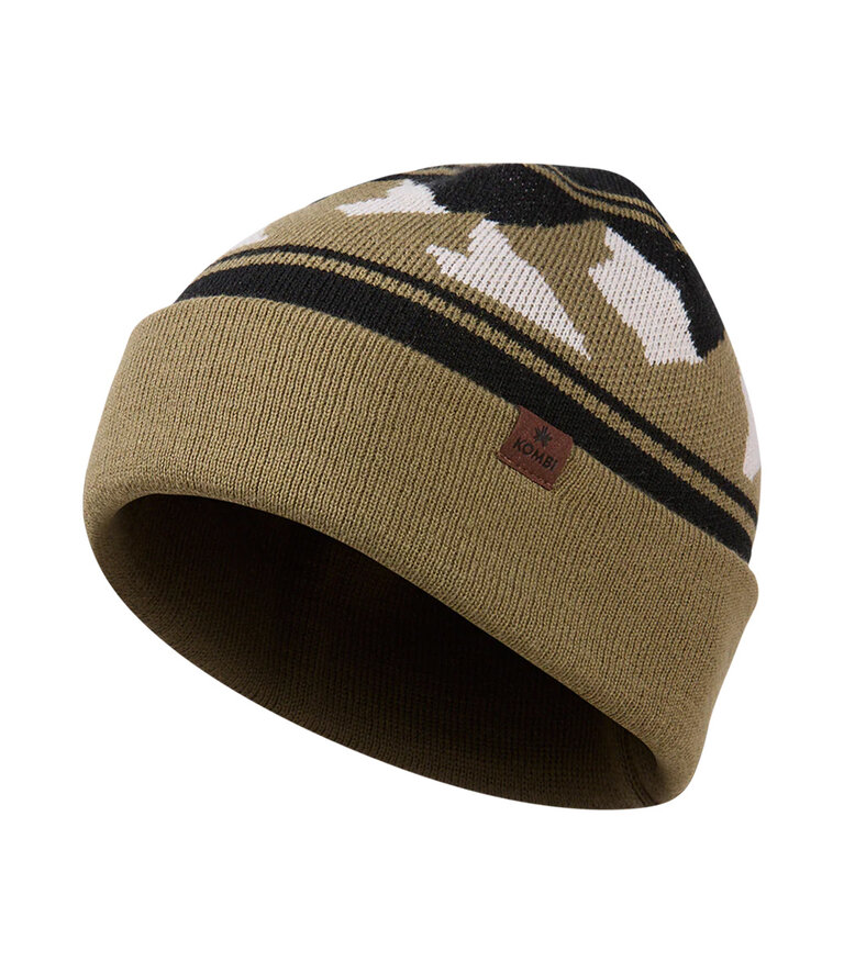 KOMBI Junior - Sunshine Jacquard Toque Light Khaki