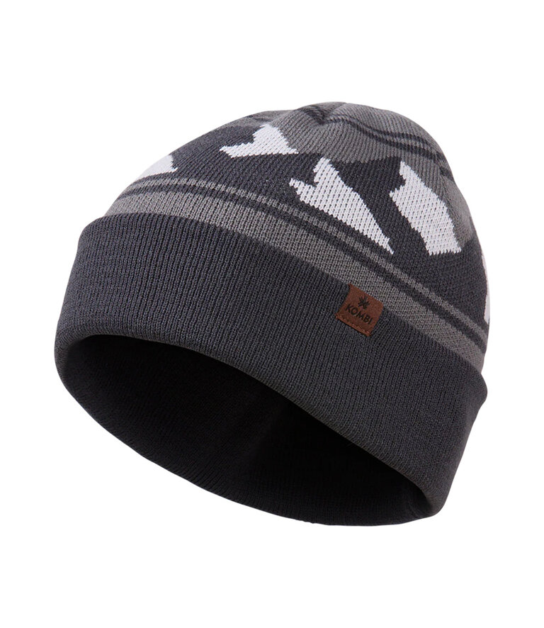 KOMBI Junior - Sunshine Jacquard Toque  Asphalt
