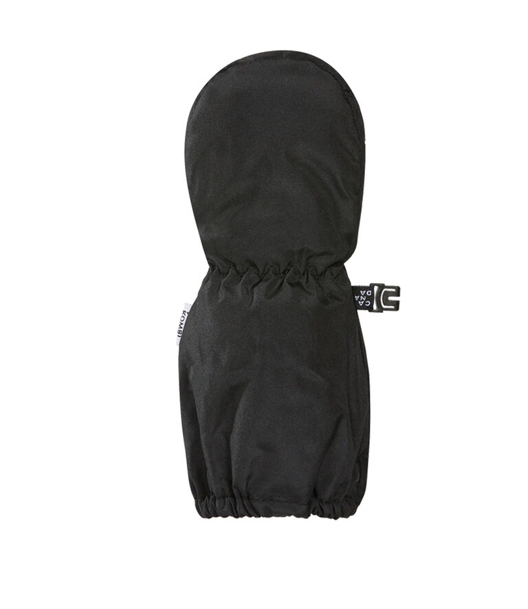 KOMBI Baby Bear Long Cuff Mittens - Infants Black