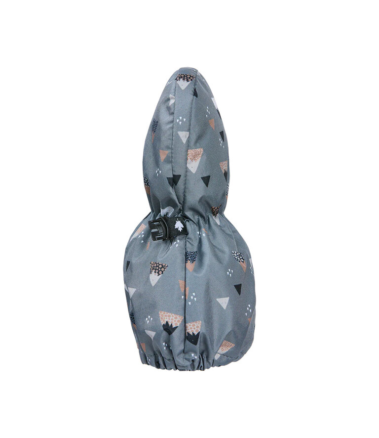 KOMBI Baby Bear Long Cuff Mittens - Infants Grey Baby Peaks