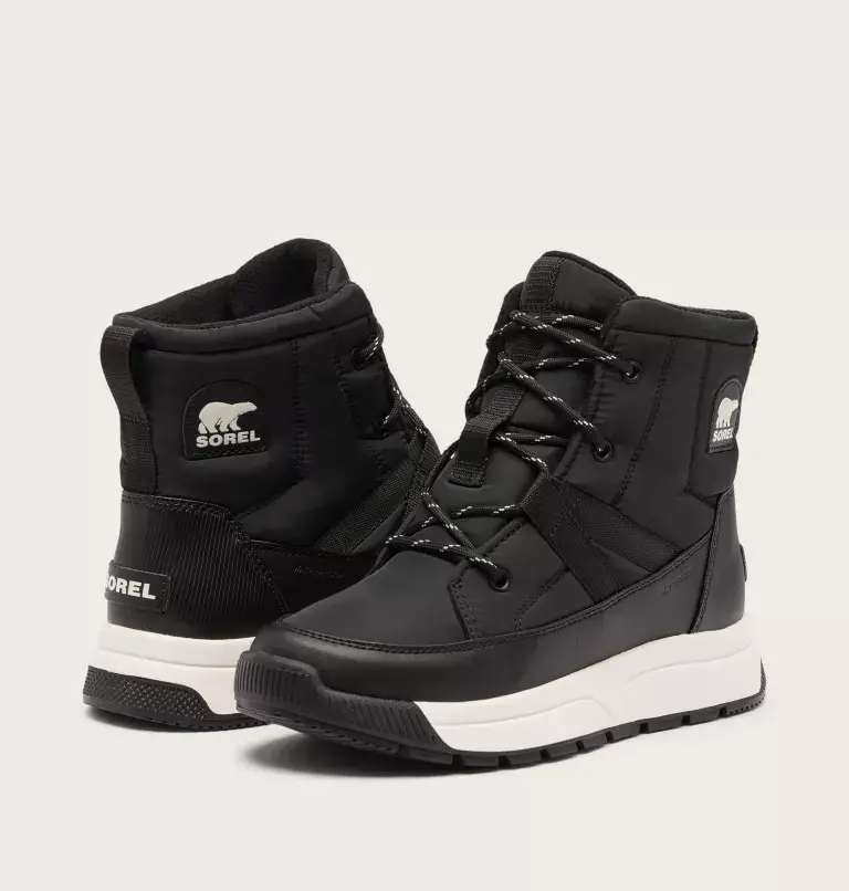 SOREL Womens  - Whitney III Mid Black / Sea Salt