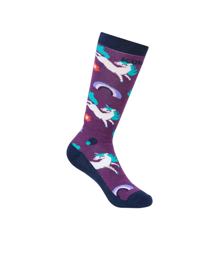 KOMBI Children - Rumble Heavy Socks Unicorn Rainbow
