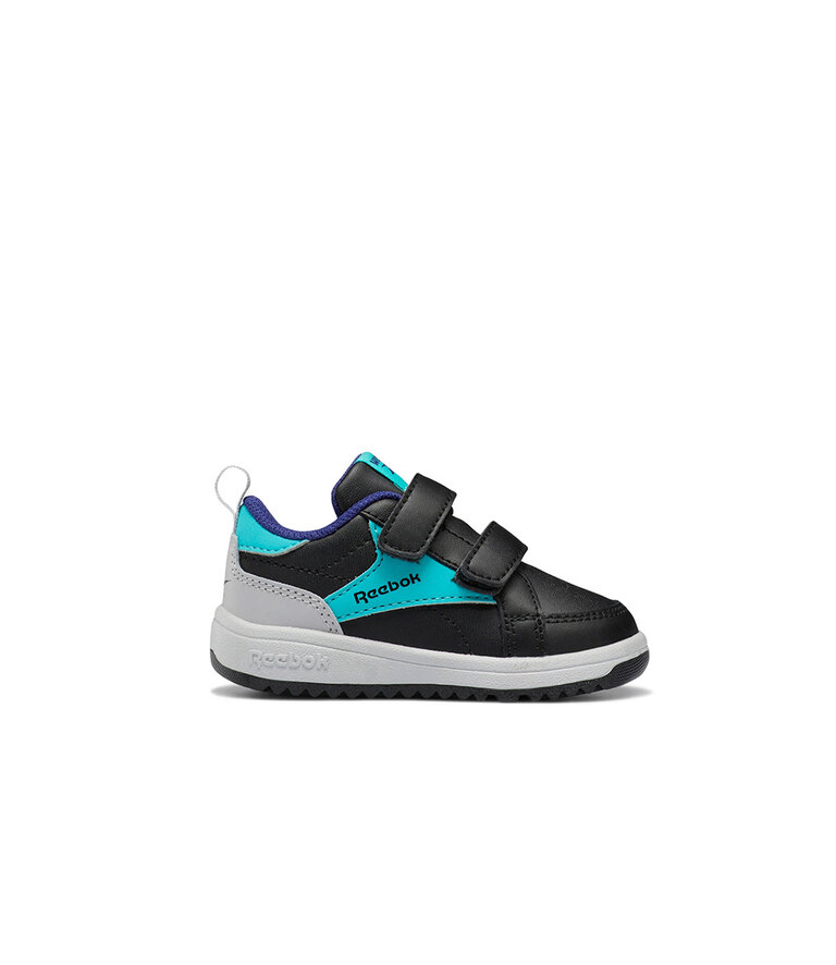REEBOK BÉBÉS CLASP LOW NOIR / TURQUOISE