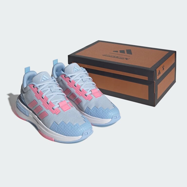 ADIDAS Junior- Minecraft Pro Crystal Sky / Bliss Pink / Glow Blue