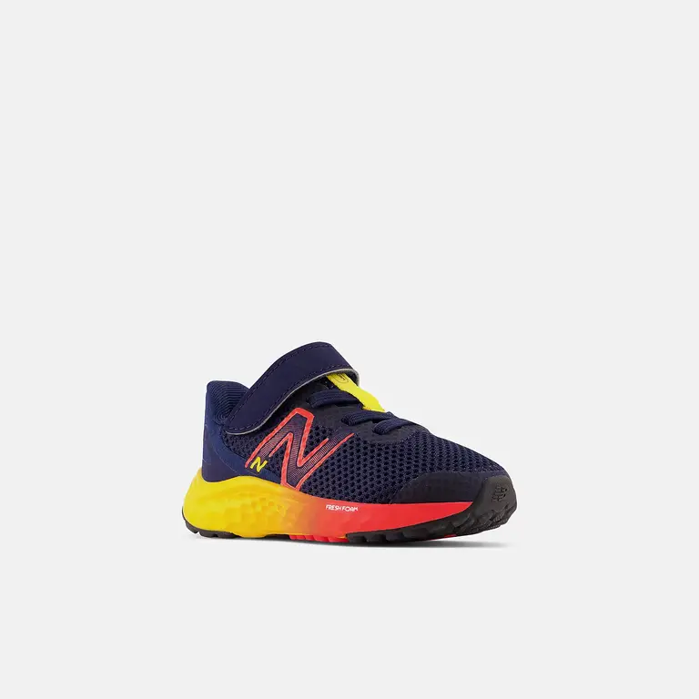 NEW BALANCE Toddler's - Fresh Foam Arishi v4 Team navy /Electric red / Egg yolk