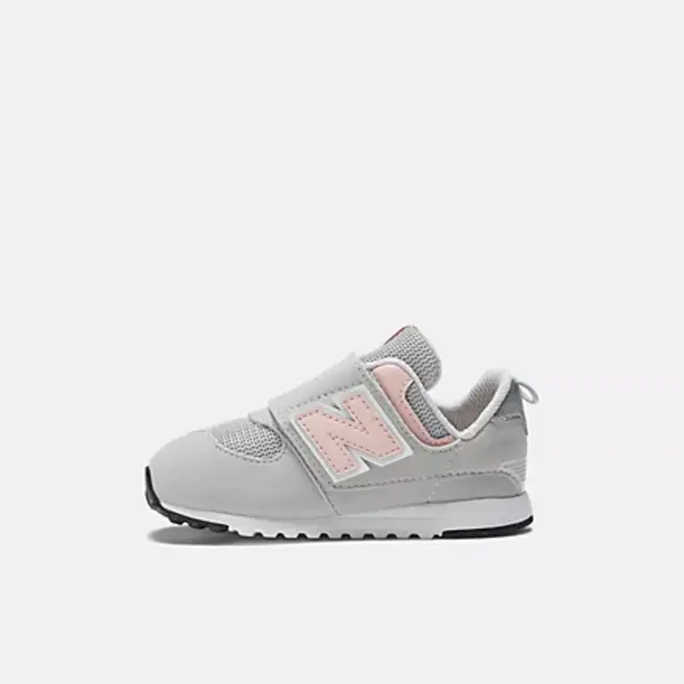 NEW BALANCE Bébés - 574 NEW-B Gris / Rose