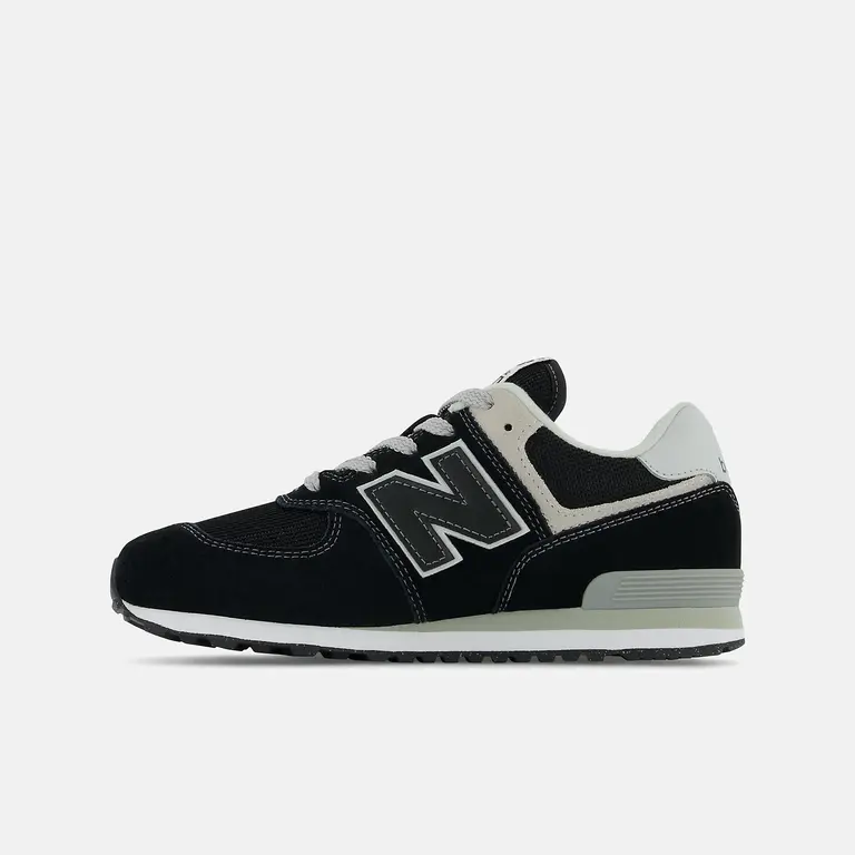 NEW BALANCE Junior- 574 Core Lace Black / White