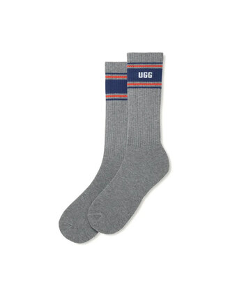 UGG Hommes - Bas Josias Varsity Crew Gris /  Amalfi