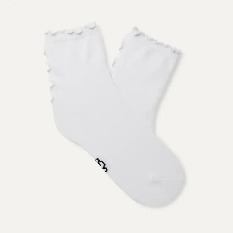 UGG Femmes Karsyn Lettuce Edge Quarter II Bas Blanc