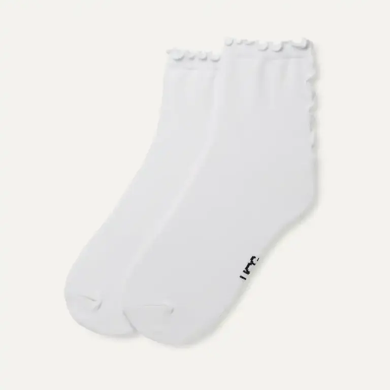 UGG Femmes Karsyn Lettuce Edge Quarter II Bas Blanc