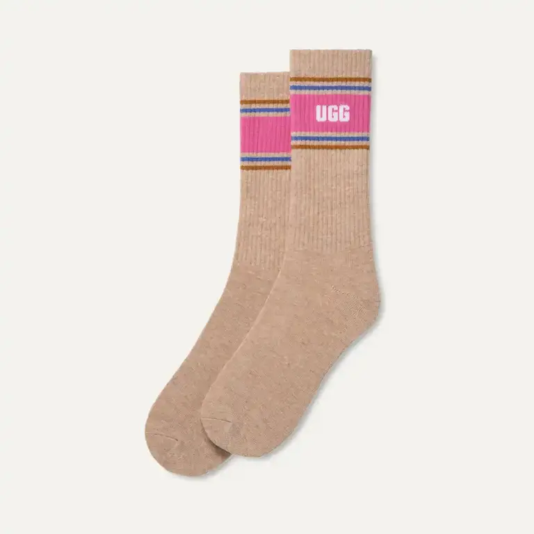 UGG Femmes Jedlyn Varsity Crew Sable / Woodviolet