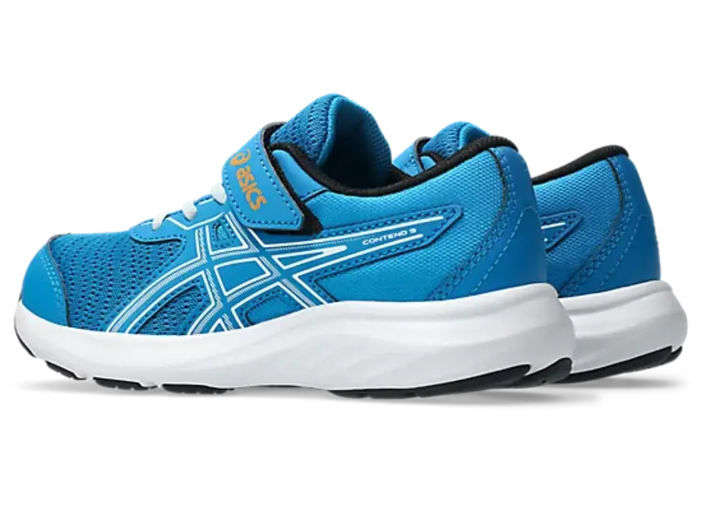 ASICS Enfants - Contend 9 PS Bleu Aegean / Gris