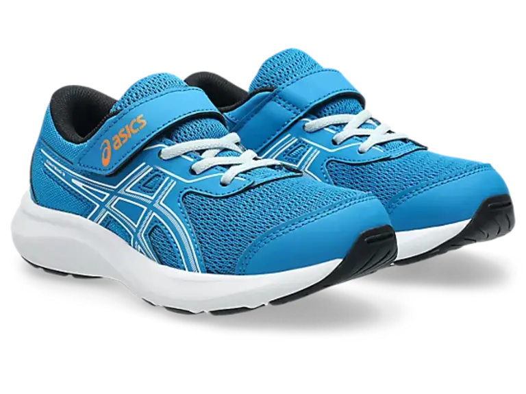 ASICS Enfants - Contend 9 PS Bleu Aegean / Gris