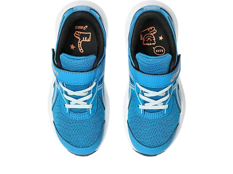 ASICS Enfants - Contend 9 PS Bleu Aegean / Gris