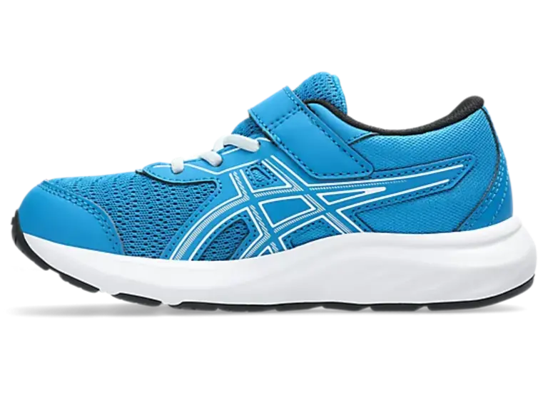 ASICS Enfants - Contend 9 PS Bleu Aegean / Gris