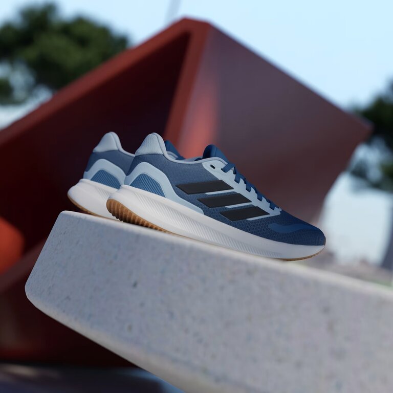 ADIDAS Junior- Runfalcon 5 Dusky Ink / Legend Ink / Glow Blue