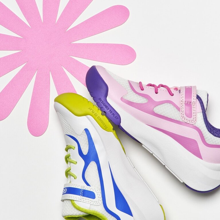 GEOX Enfants - Pro-Ran Rose/ Blanc