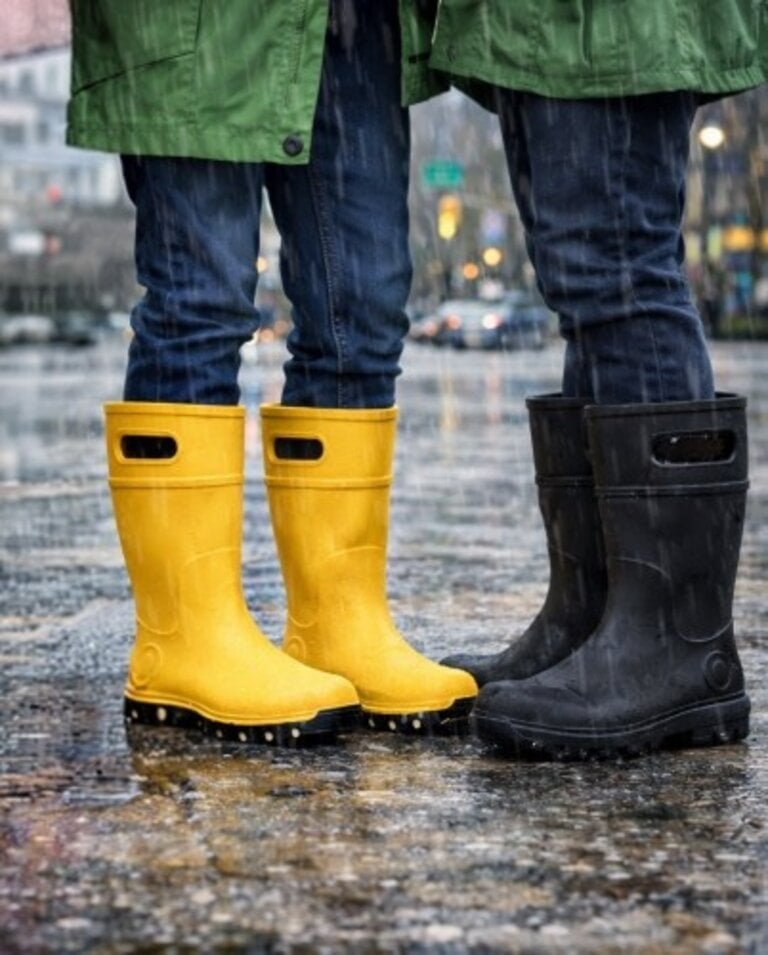 BOGS Enfants - Essential Rain Tall Moutarde