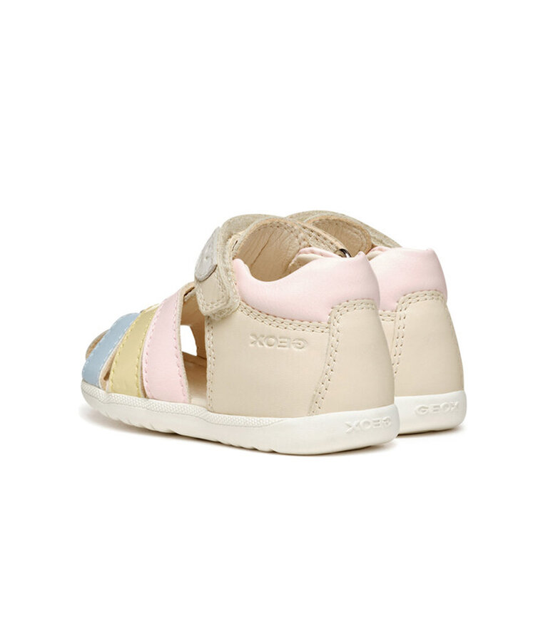 GEOX Bébés - Sandale Macchia Ivoire / Jaune Pâle