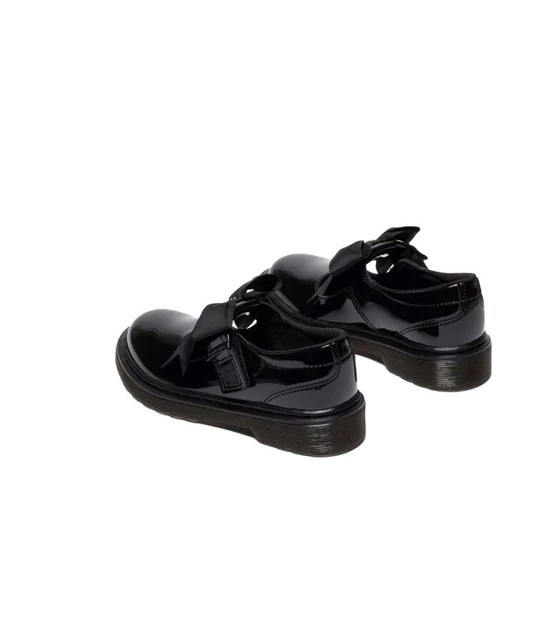 DR. MARTENS Kid's - Polley II Bow  Mary Jane Patent Black