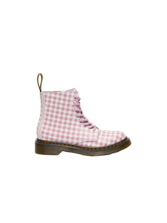 DR. MARTENS 1460 Athena Gingham Rose