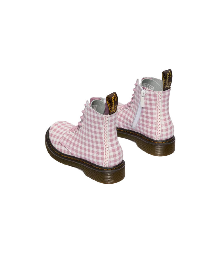 DR. MARTENS Kid's - 1460 Athena Gingham Pink