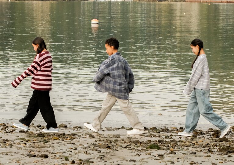 NATIVE Jefferson Gris / Blanc