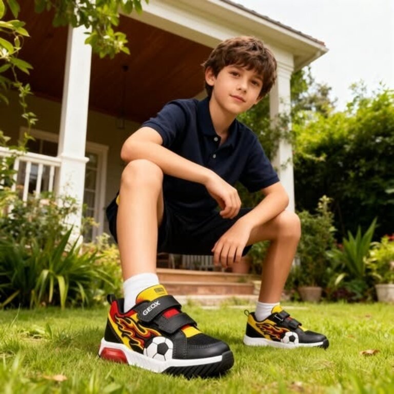 GEOX Inek Black / Yellow