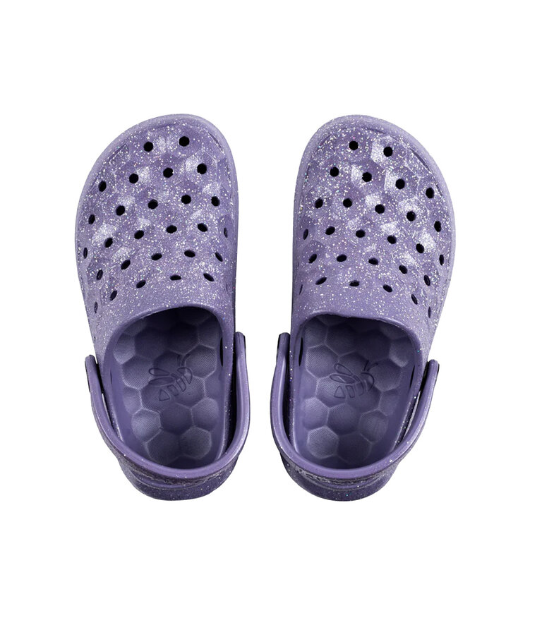 JOYBEES Kid's - Varsity Clog Glitter Enchantment Purple
