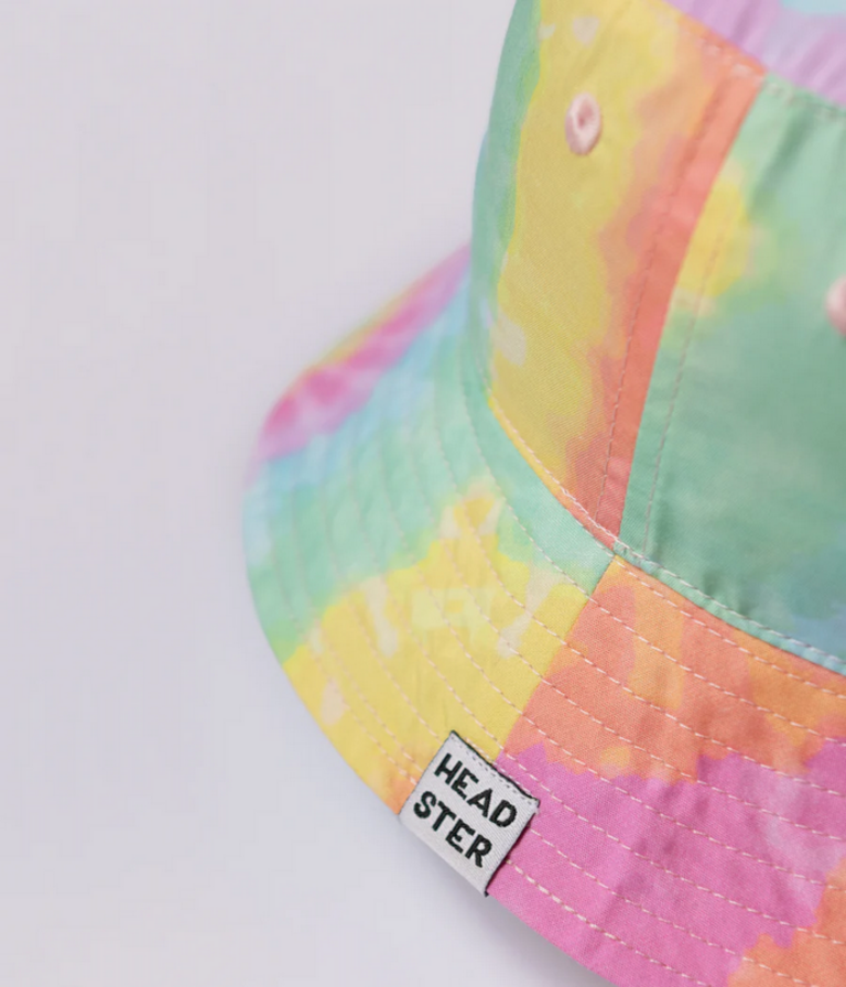 HEADSTER KIDS Tie Dye 2.0 Bucket Hat Smart Pink