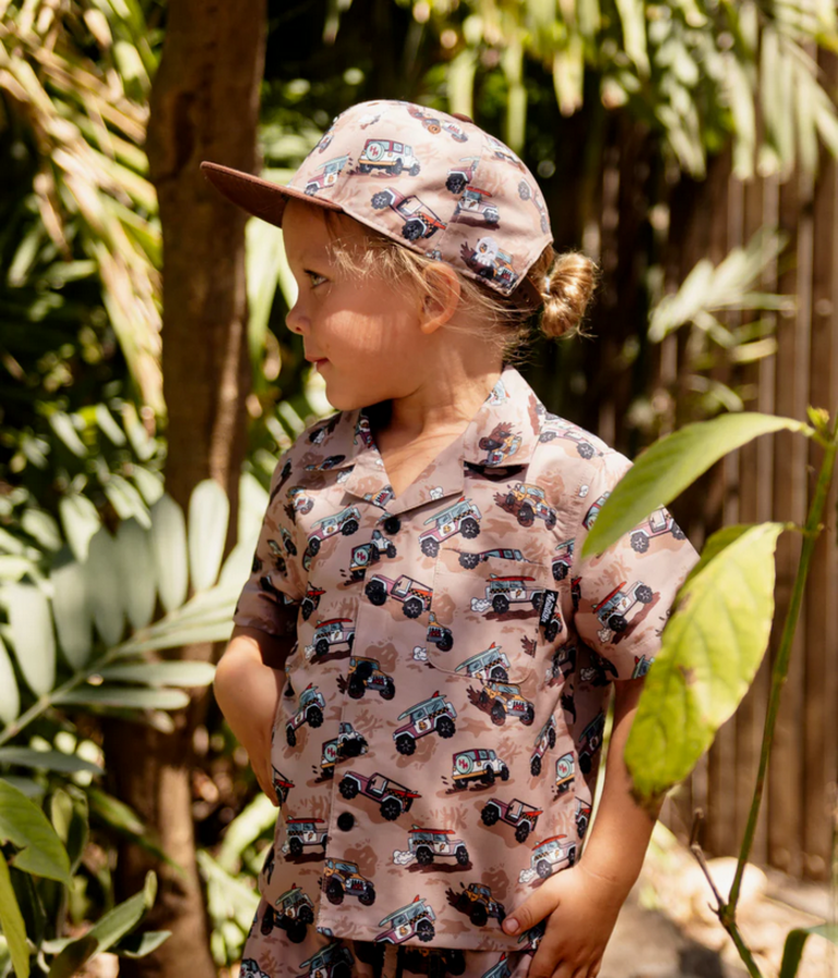 HEADSTER KIDS Casquette Snapback All Terrain Fun  Beige sable