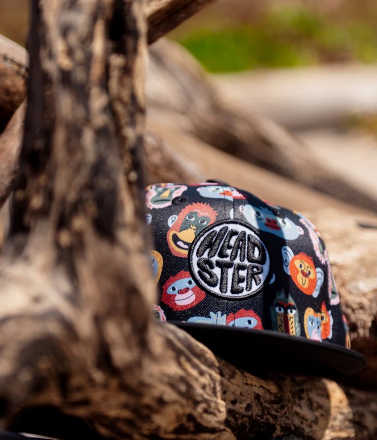 HEADSTER KIDS Monkey Business Snapback  Black